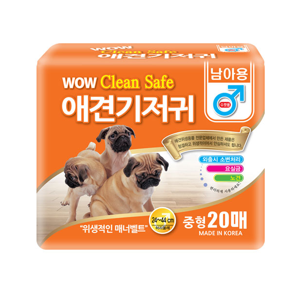 크린세이프애견기저귀수컷중형20매