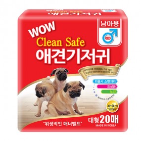 크린세이프애견기저귀수컷대형20매