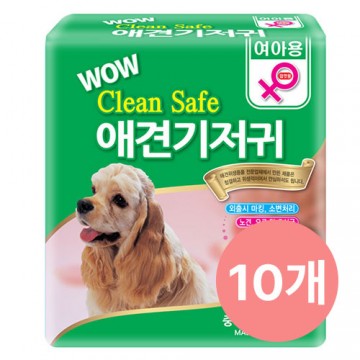 [묶음특가] 크린세이프애견기저귀 암컷중형 20매 10개